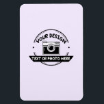 Custom Kitchen Magnet - Personalized 4x6 Flexible<br><div class="desc">Personalize this 4x6 flexible kitchen magnet with photos or text! Upgrade your fridge with a personalized 4x6 kitchen magnet! Features: • Durable flexible vinyl (won’t crack or peel) • Full-color custom printing (photos, text, or designs) • Strong magnetic backing (holds recipes, photos, notes) Perfect for: • Family photo displays, Vacation...</div>