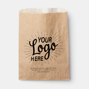Custom Kraft Business Logo Paper Bag