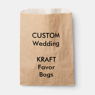 Custom KRAFT Paper Favour Bag