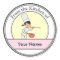 Custom Label Sticker with Kitchen Art