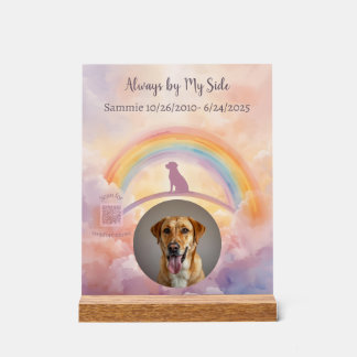 Custom Labrador Retriever Memorial Acrylic Sign