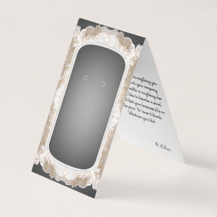 Custom Lace Frame Self-Stand Earring Cards