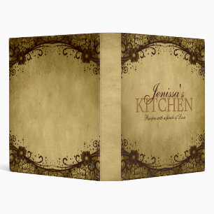 Custom Lace Recipe Binder