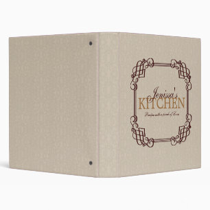 Custom Lace Recipe Binder