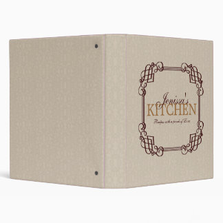 Custom Lace Recipe Binder