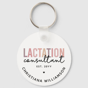 Custom Lactation Consultant Specialist IBCLC Keychain