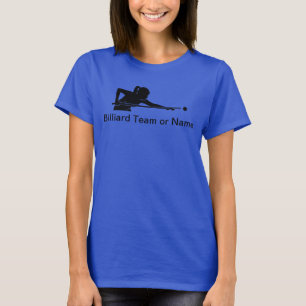 Custom Ladies Billiards Pool League Team Tshirts