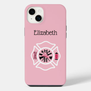 Custom Lady Firefighter Iphone Case