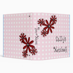 Custom Ladybug School 1.5" binder
