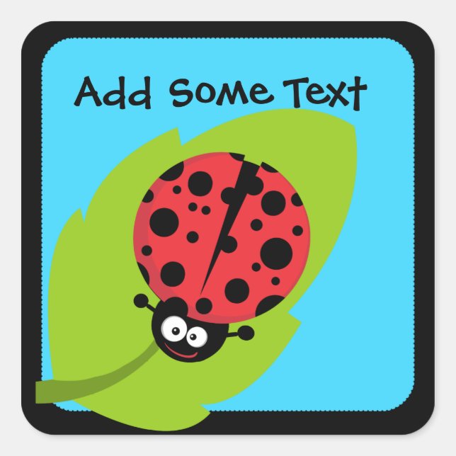 Custom Ladybug Stickers (Front)