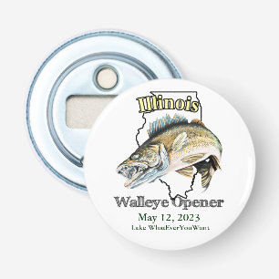 Custom Lake and Date Illinois Walleye Opener
