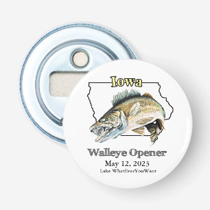 Custom Lake and Date Iowa Walleye Opener