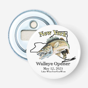 Custom Lake and Date New York Walleye Opener