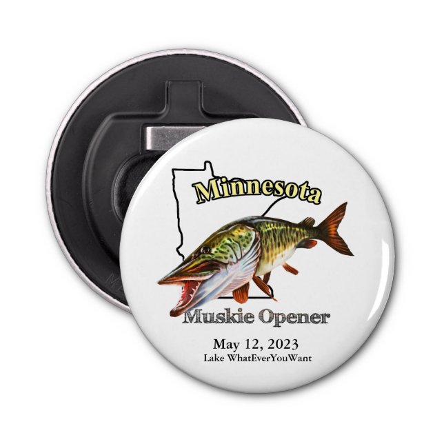 Custom Lake/Date Minnesota Muskie Opener (Front)