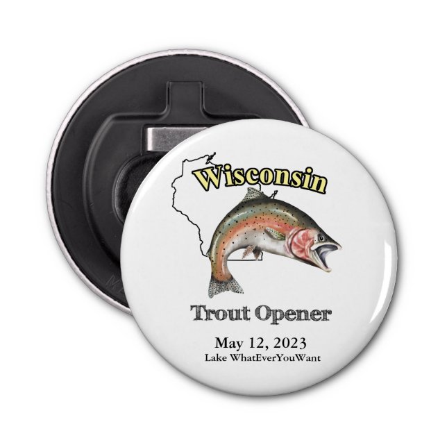 Custom Lake/Date Wisconsin Trout Opener (Front)