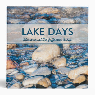 Custom Lake House Memories Book Binder