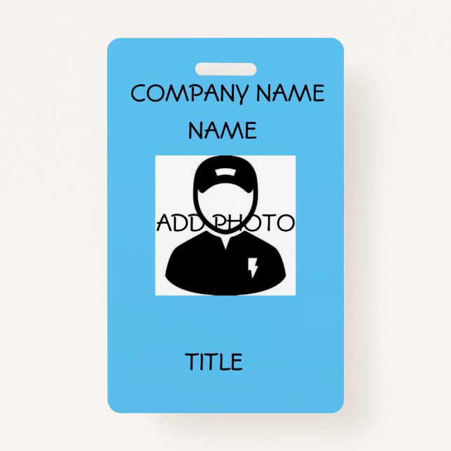 CUSTOM LAPEL LANYARD NAME TAGS BADGE (Front)