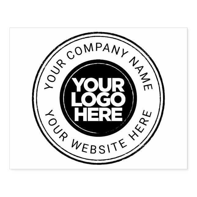 Custom Large Bold Business Logo Rubber Stamp (Imprint)