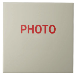 Custom Large Ceramic Photo Tile 6" x 6"