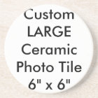 Custom Large Ceramic Photo Tile 6" x 6"