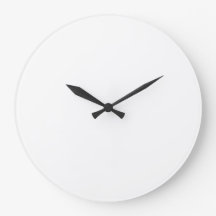Custom Large Round Wall Clock