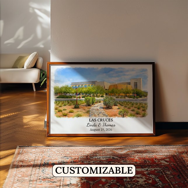 Custom Las Cruces Wall Art, New Mexico Poster (Creator Uploaded)