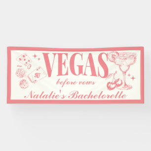 Custom Las Vegas Bachelorette Party Personalized Banner