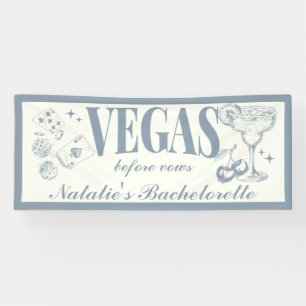 Custom Las Vegas Bachelorette Party Personalized Banner
