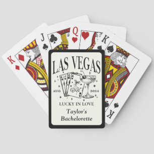 Custom Las Vegas Bachelorette Party Personalized P Playing Cards