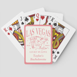 Custom Las Vegas Bachelorette Party Personalized Playing Cards