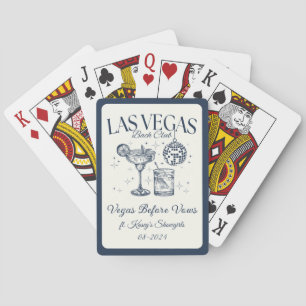 Custom Las Vegas Bachelorette Party Personalized Playing Cards
