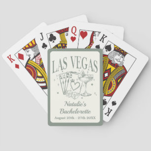 Custom Las Vegas Bachelorette Party Personalized Playing Cards