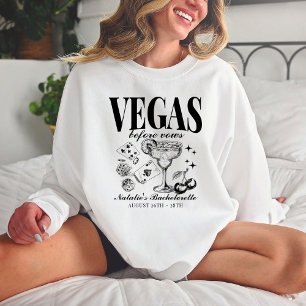 Custom Las Vegas Bachelorette Party Personalized Sweatshirt