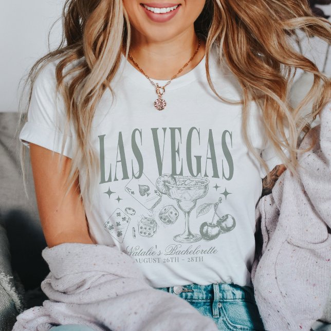 Custom Las Vegas Bachelorette Party Personalized T-Shirt (Creator Uploaded)