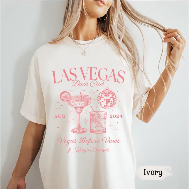 Custom Las Vegas Bachelorette Party Personalized T-Shirt (Creator Uploaded)