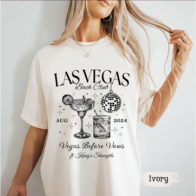 Custom Las Vegas Bachelorette Party Personalized T-Shirt (Creator Uploaded)