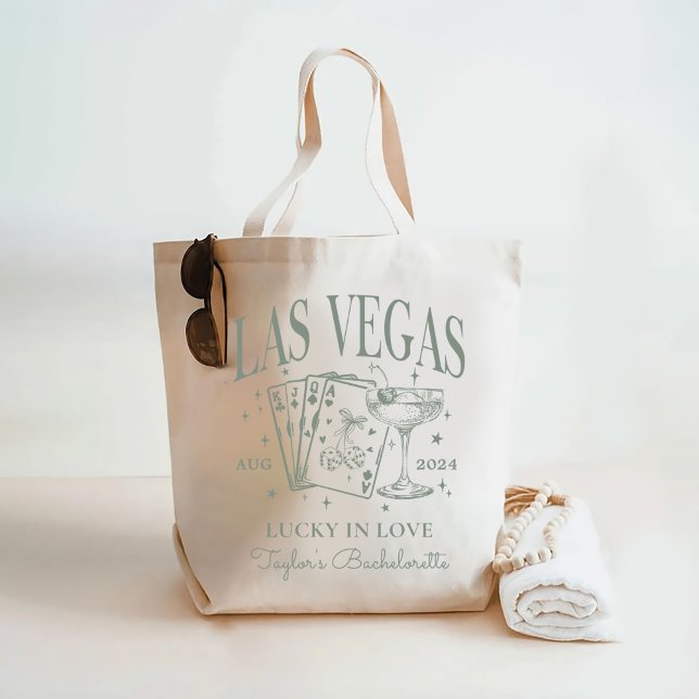 Custom Las Vegas Bachelorette Party Personalized Tote Bag (Creator Uploaded)