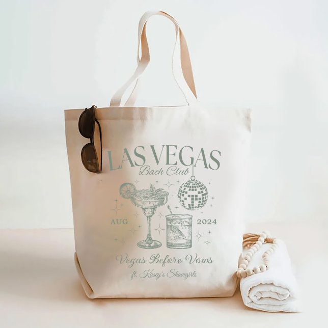 Custom Las Vegas Bachelorette Party Personalized Tote Bag (Creator Uploaded)