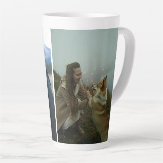 Custom Latte Mug with Two-Photo Gallery