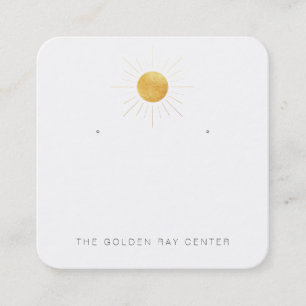 custom-Laurie- Keep - with holes Square Business Card