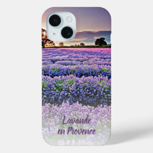 Custom Lavande En Provence Sunset Photography Art iPhone 15 Case