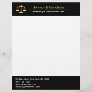 Custom Law Firm Letterhead
