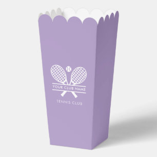 Custom Lawn Tennis Club Name Team Players Favor Box