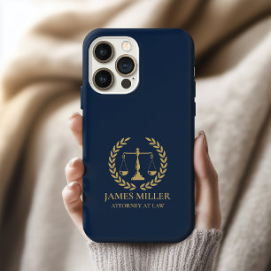 Custom Lawyer Phone Case Gift for Law Student