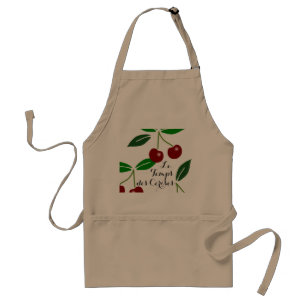 Custom Le Temps des Cerises Fresh Cherries Standard Apron
