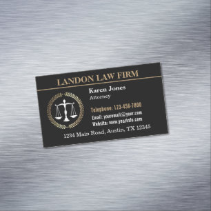 Custom Legal Consultant Promotional Business Card