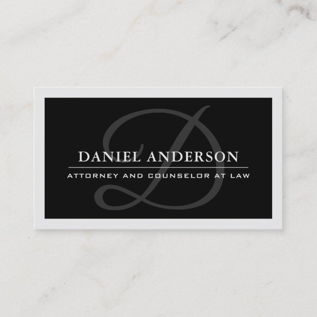 Custom Legal Services Business Cards (Back)