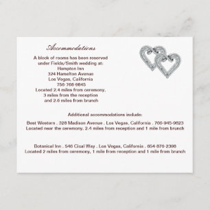 Custom  Lemon Hearts Enclosure Card