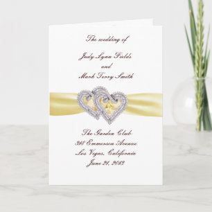 Custom Lemon Hearts Program Card