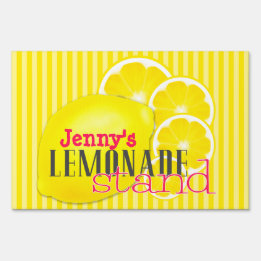 Custom Lemonade Stand Yard Sign